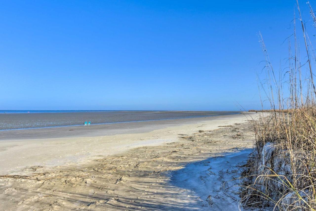 Ocean-View Saint Helena Island Condo - Pool Access Oceanmarsh Subdivision Buitenkant foto