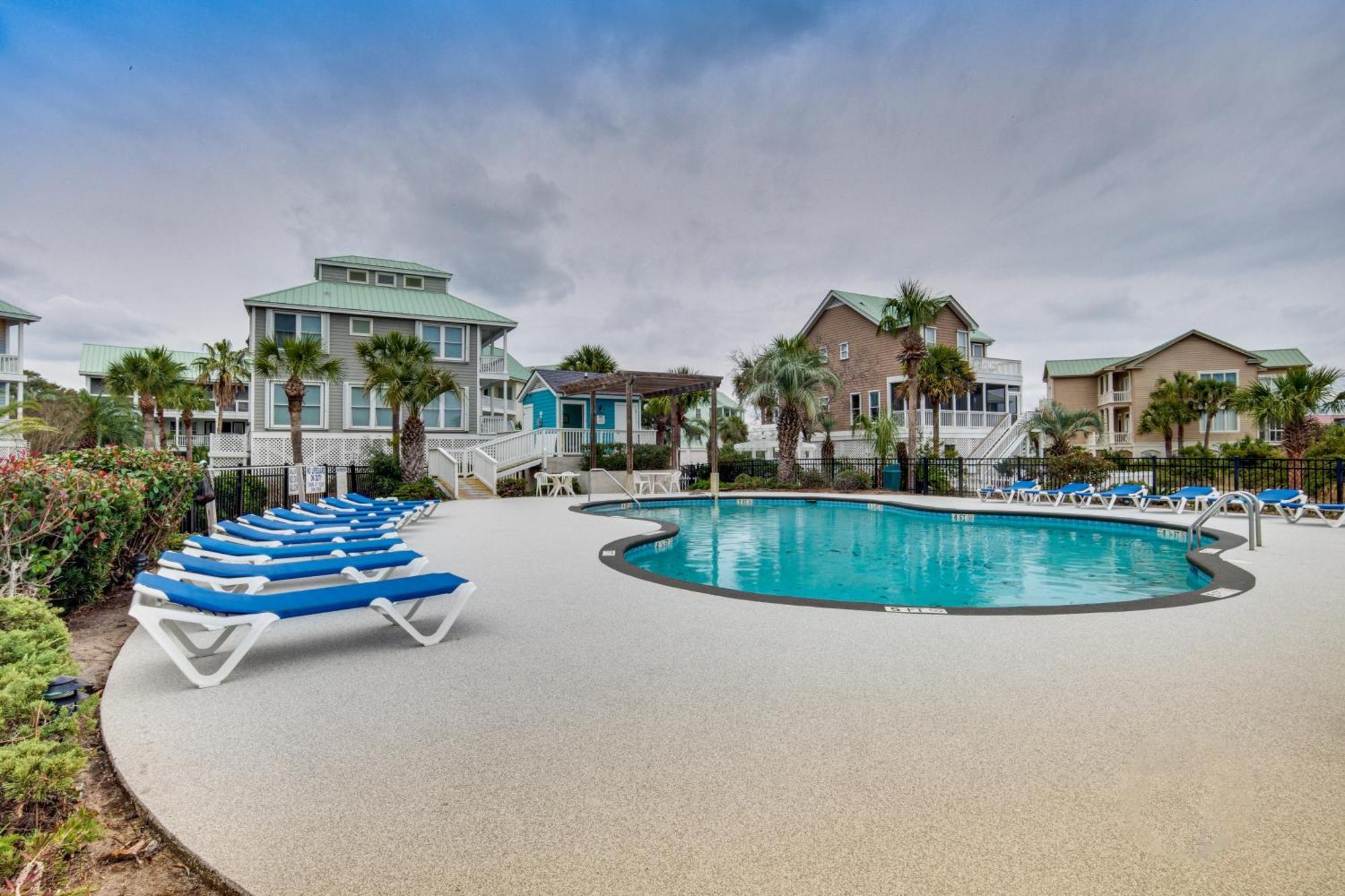 Ocean-View Saint Helena Island Condo - Pool Access Oceanmarsh Subdivision Buitenkant foto